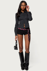 Tailored Pinstripe Button Up Shirt