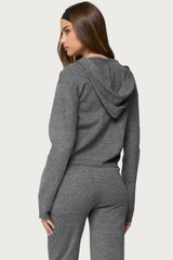 Ayah Knit Zip Up Hoodie