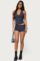 Twyla Polka Dot Stretch Shorts