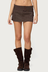 Lorna Pinstripe Mini Skort