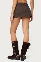 Lorna Pinstripe Mini Skort
