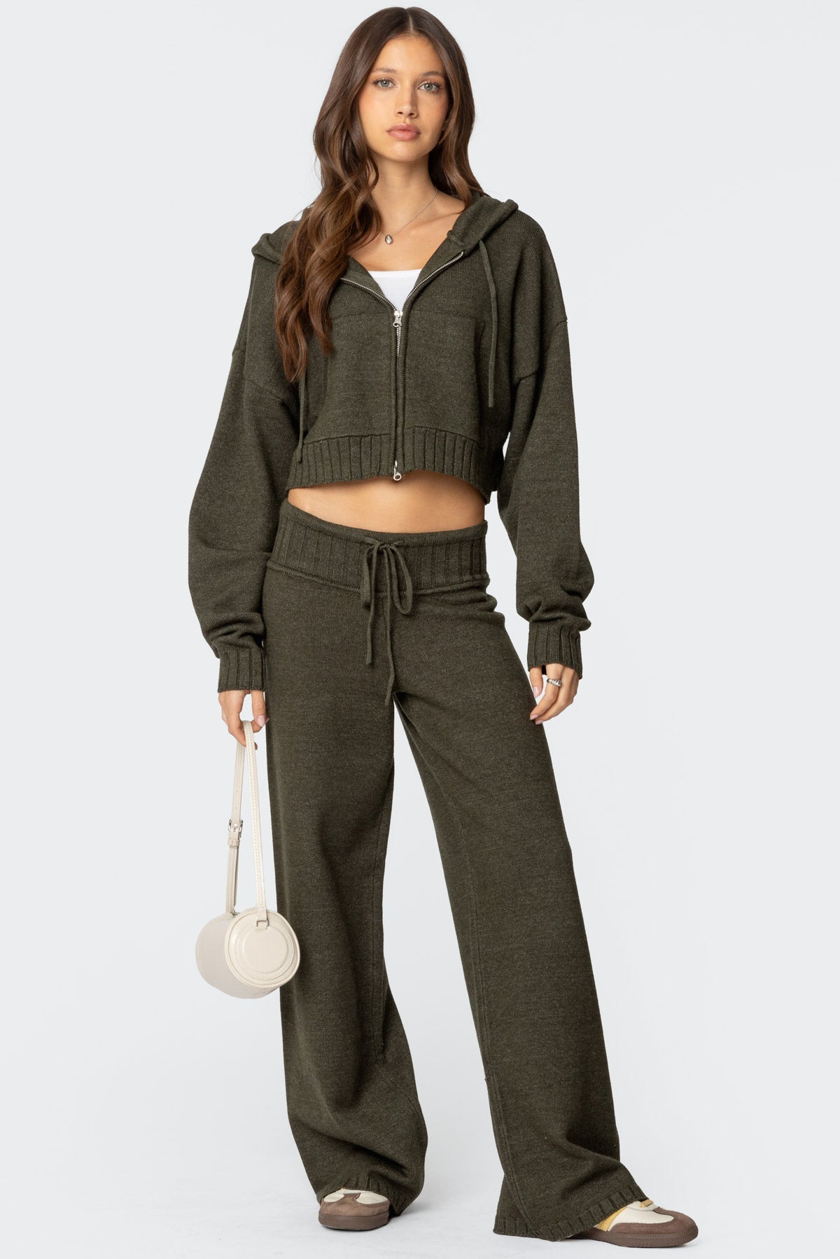 Russell Straight Leg Knit Trousers