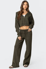 Russell Straight Leg Knit Trousers