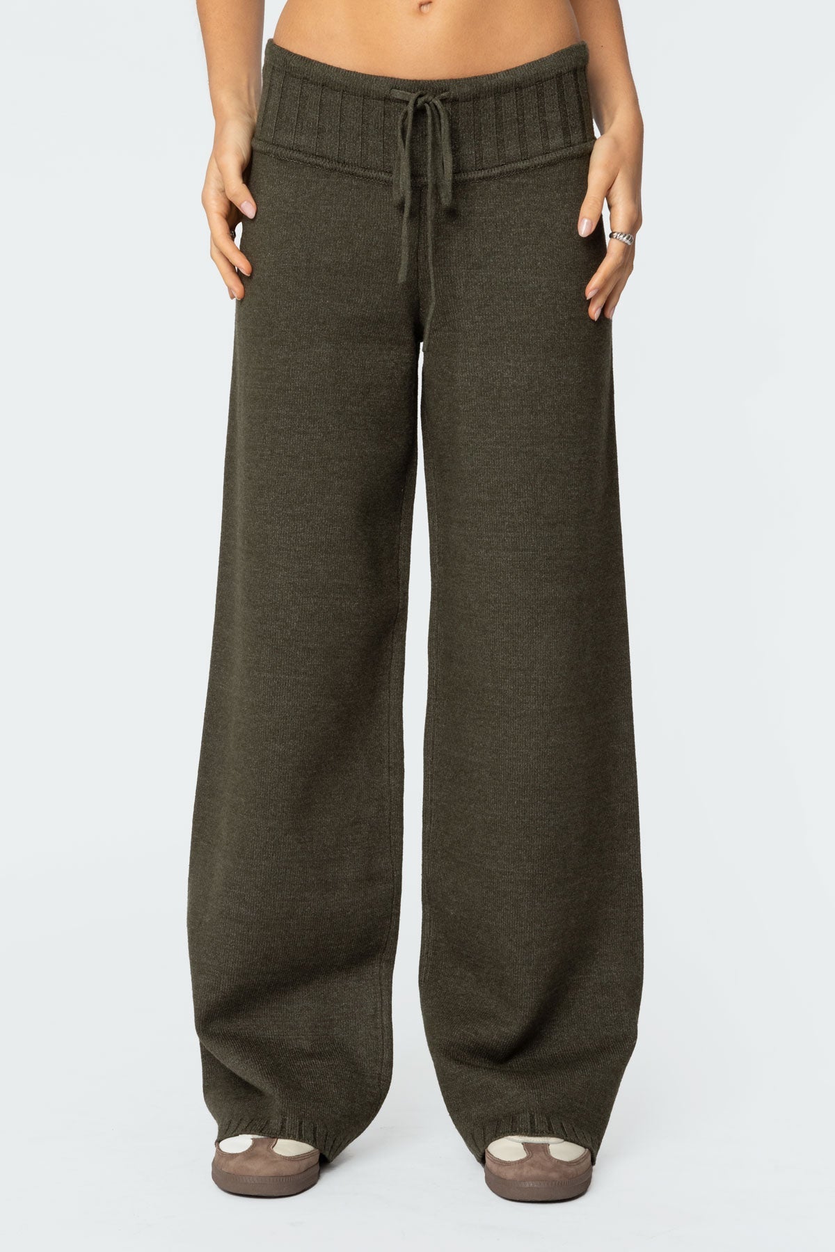 Russell Straight Leg Knit Trousers