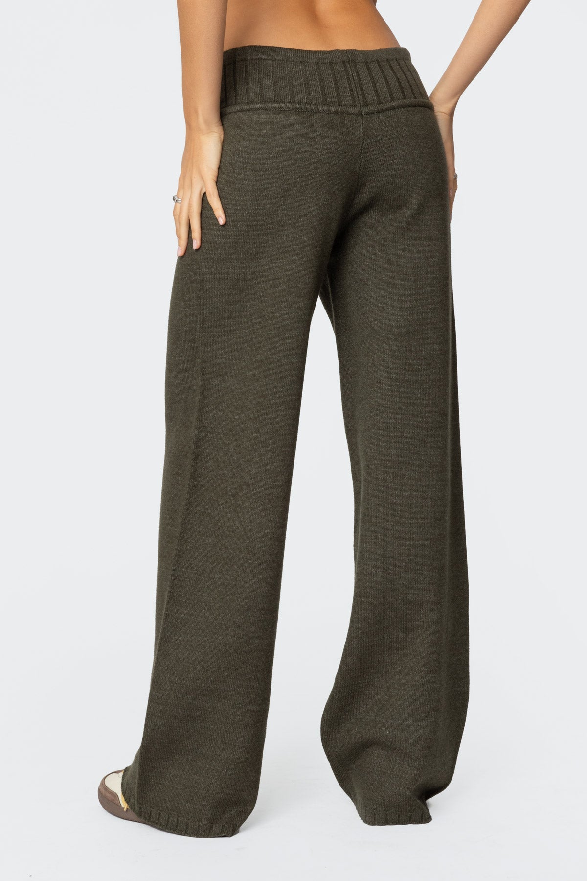 Russell Straight Leg Knit Trousers