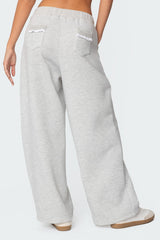 Ashtin Ruffle Trim Joggers