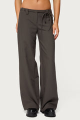 Raphael Tie Belt Trousers