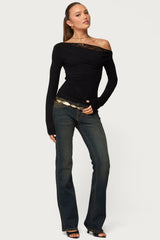 Layered Lacey Off Shoulder Top