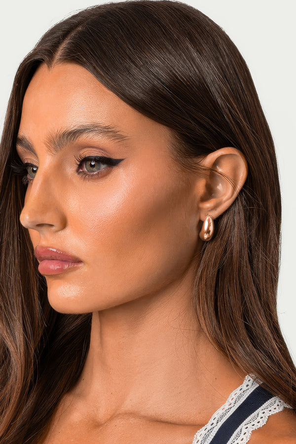 Goes With Everything Chunky Stud Earrings view 2
