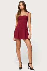 Mazey Square Neck Mini Dress
