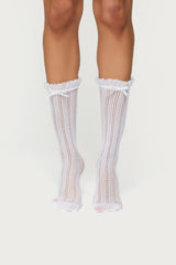 Sheer Lace Socks