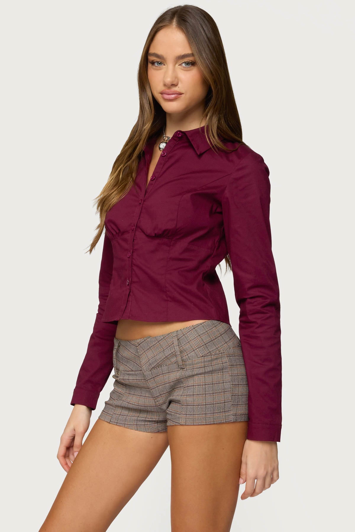 Laurna Tailored Button Up Shirt