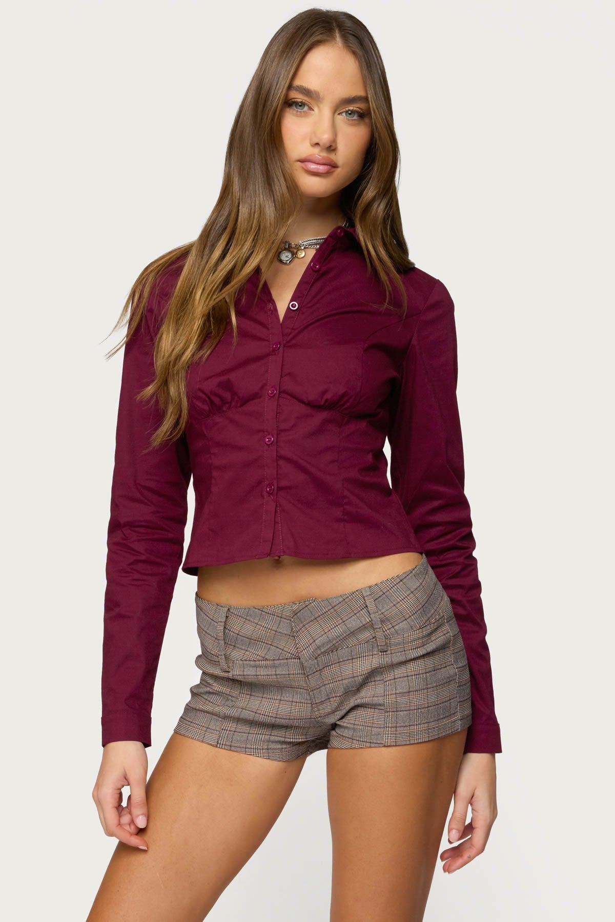 Laurna Tailored Button Up Shirt