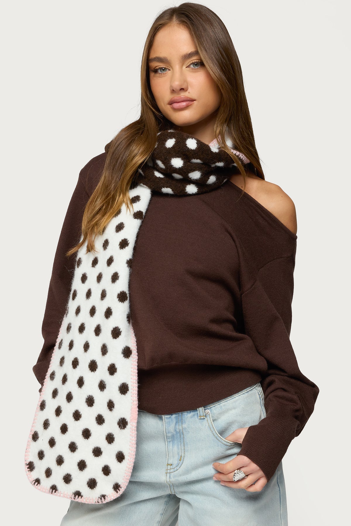 Polka Dot Scarf