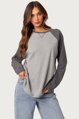 Me Time Oversized Waffle Top