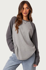 Me Time Oversized Waffle Top