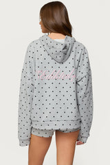 Chelsie Polka Dot Hoodie