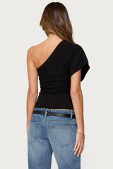 Asymmetric One Shoulder Top