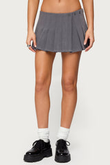 Zenia Pleated Mini Skort