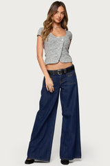 Blaunca Asymmetric Knit Top