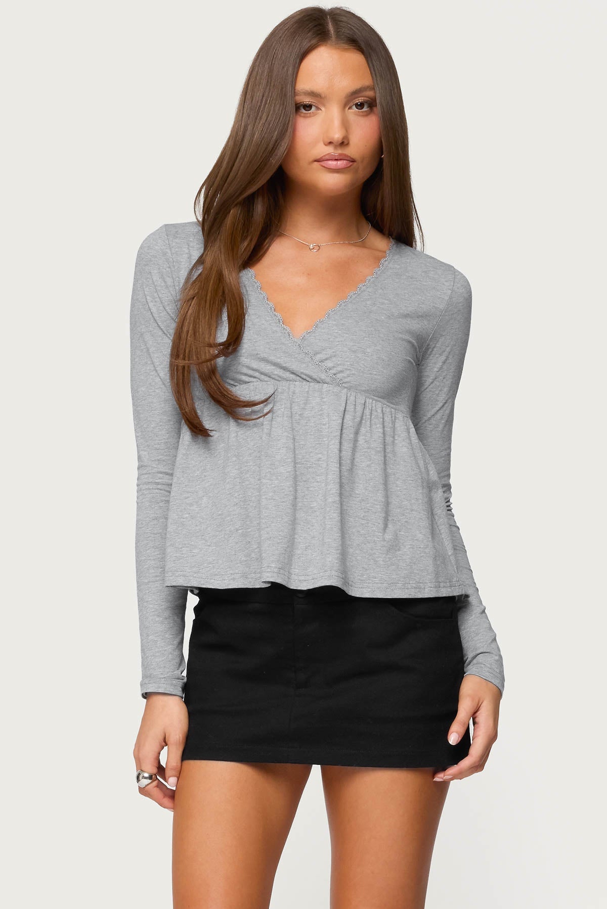 Kenzie Long Sleeve Babydoll Top