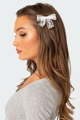 Lace Bow Hair Clip