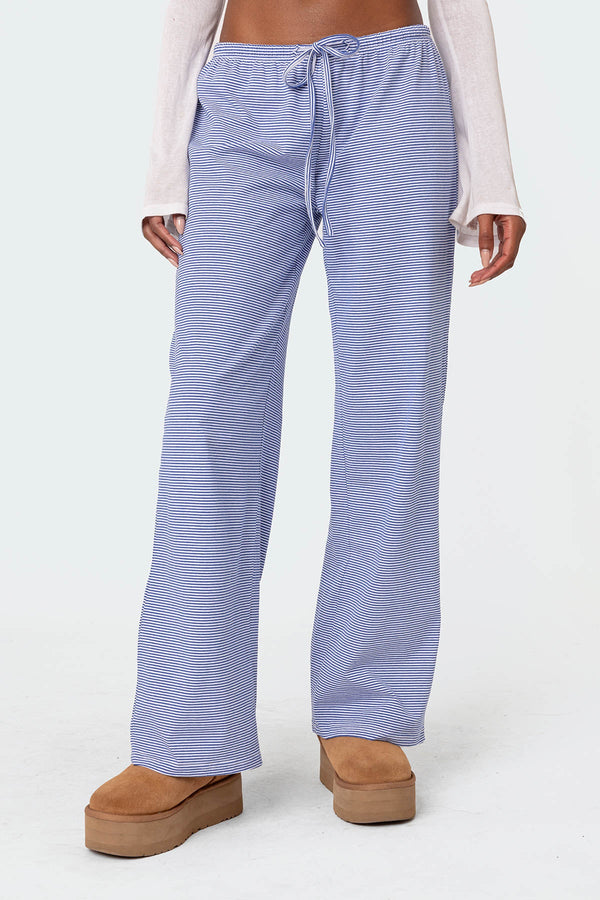 Olivia Striped Loose Fit Trousers
