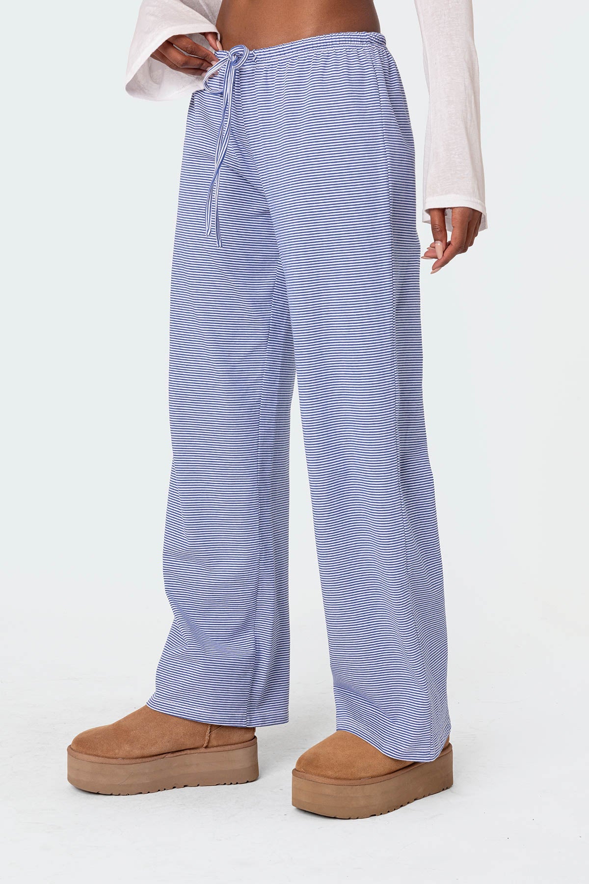 Olivia Striped Loose Fit Trousers