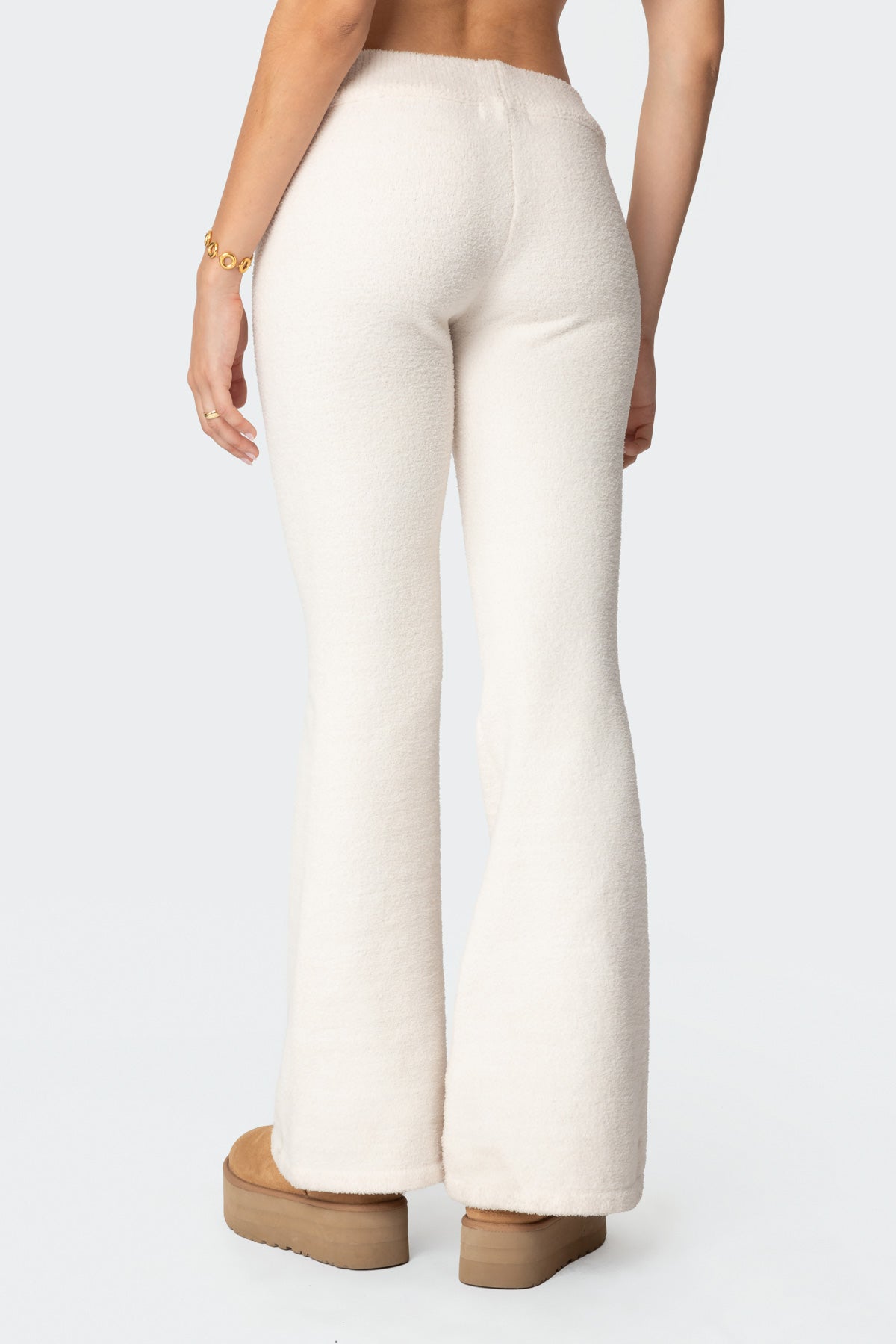 Plush Flared Trousers
