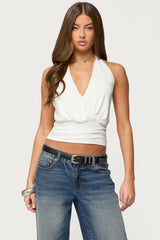 Niya V Neck Halter Top