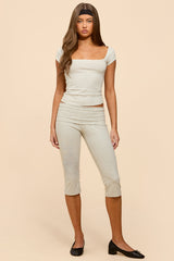 Esmarie Square Neck T Shirt