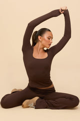 Oriane Foldover Flared Leggings