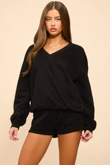 Bronte V Neck Sweatshirt