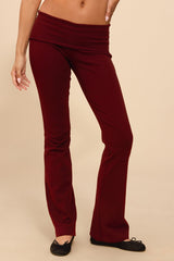 Ivanne Foldover Flared Trousers