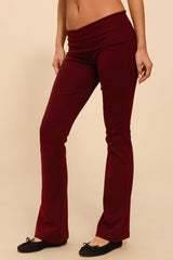 Ivanne Foldover Flared Trousers