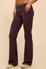 Oriane Foldover Flared Leggings