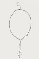 Braided Cascading Chain Necklace