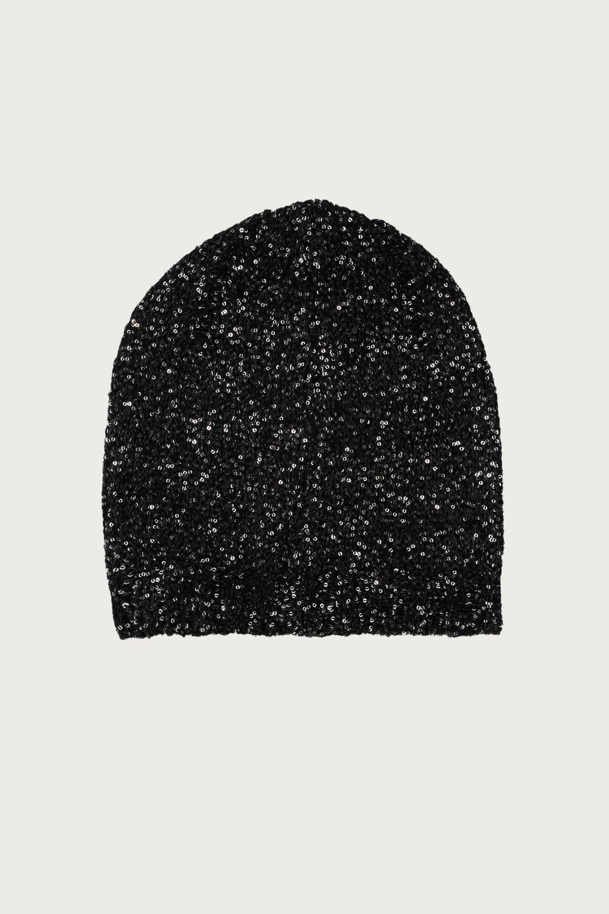 Sequin Knit Beanie