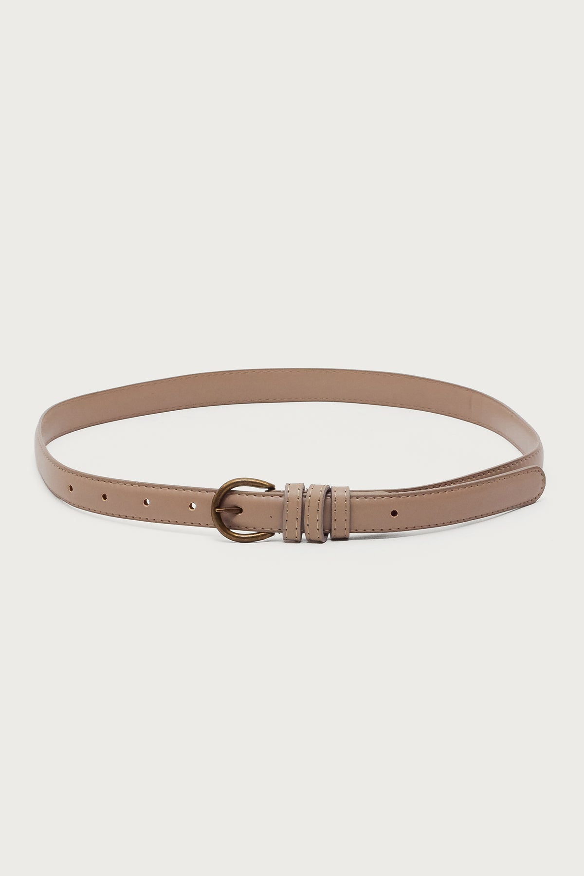 Goldey Faux Leather Belt