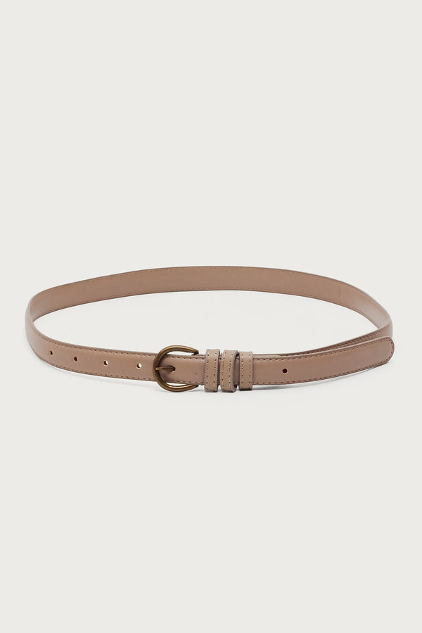 Goldey Faux Leather Belt