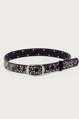 Zinia Studded Faux Leather Belt