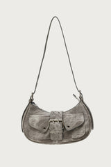 Washed Buckle Bag