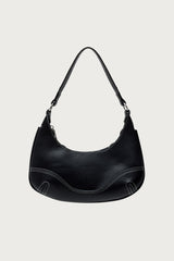 Contrast Stitch Faux Leather Bag