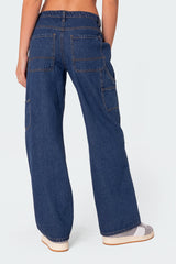 Ayla Low Rise Baggy Carpenter Jeans