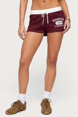 Edikted Athlete Contrast Micro Shorts