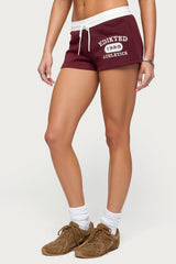 Edikted Athlete Contrast Micro Shorts