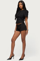 Thea Twill Low Rise Shorts
