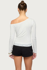 Layered Lacey Off Shoulder Top