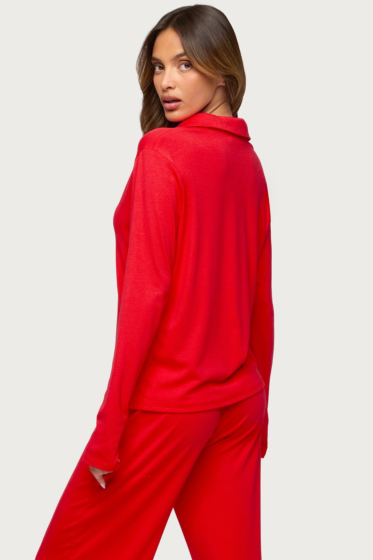 Justina Button Up Top