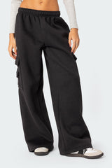 Wide Leg Cargo Joggers